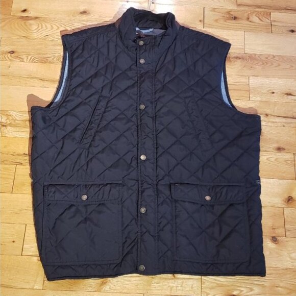 Black men's quilted vest XXL - Picture 1 of 2